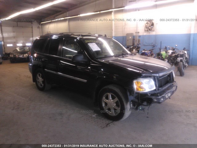 1GKDT13S872112236 - 2007 GMC ENVOY BLACK photo 1