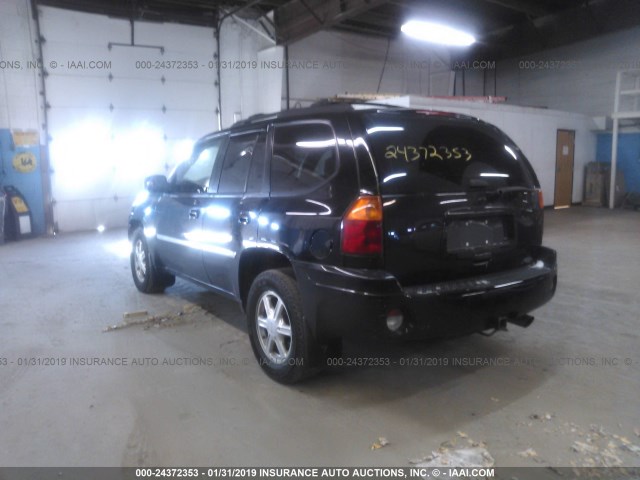 1GKDT13S872112236 - 2007 GMC ENVOY BLACK photo 3