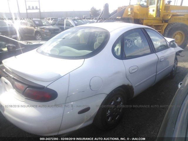 1FAFP52S1WG264500 - 1998 FORD TAURUS LX/SE WHITE photo 4