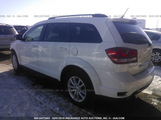 3C4PDCBG9ET161195 - 2014 DODGE JOURNEY SXT WHITE photo 3