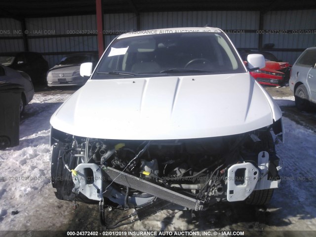 3C4PDCBG9ET161195 - 2014 DODGE JOURNEY SXT WHITE photo 6