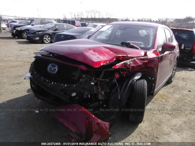 JM3KFACM9J1372161 - 2018 MAZDA CX-5 TOURING RED photo 2