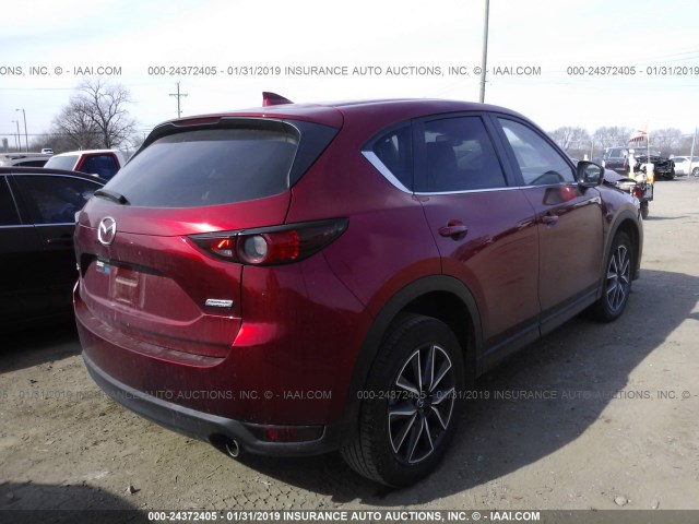 JM3KFACM9J1372161 - 2018 MAZDA CX-5 TOURING RED photo 4