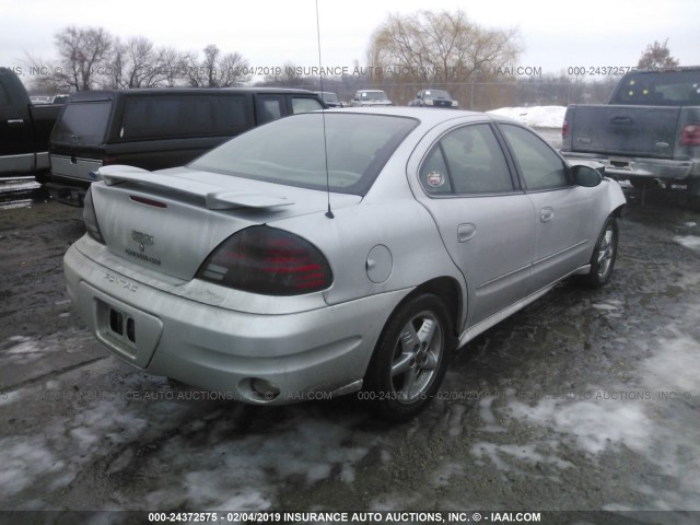 1G2NF52E54M543759 - 2004 PONTIAC GRAND AM SE1 SILVER photo 4