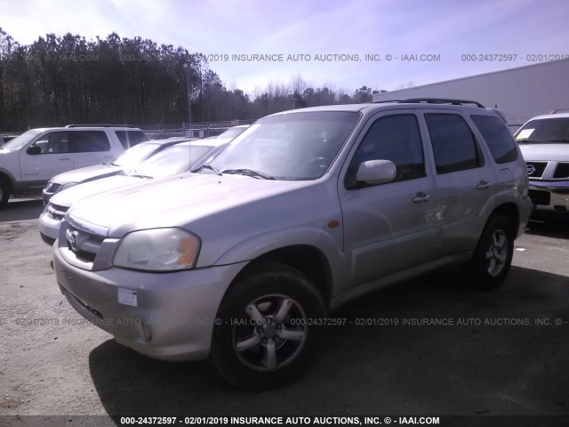 4F2YZ96155KM05215 - 2005 MAZDA TRIBUTE S TAN photo 2