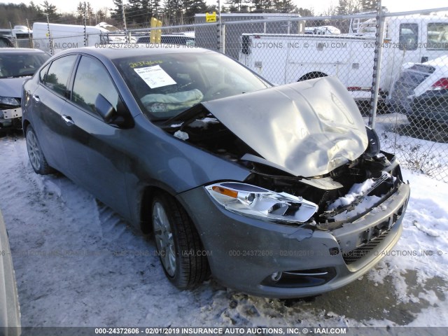 1C3CDFCH5DD107828 - 2013 DODGE DART LIMITED/R/T GRAY photo 1