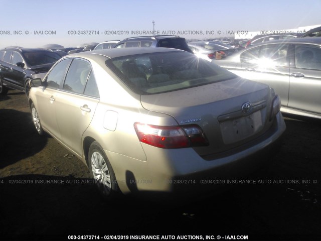4T1BE46K38U259088 - 2008 TOYOTA CAMRY CE/LE/XLE/SE BEIGE photo 3