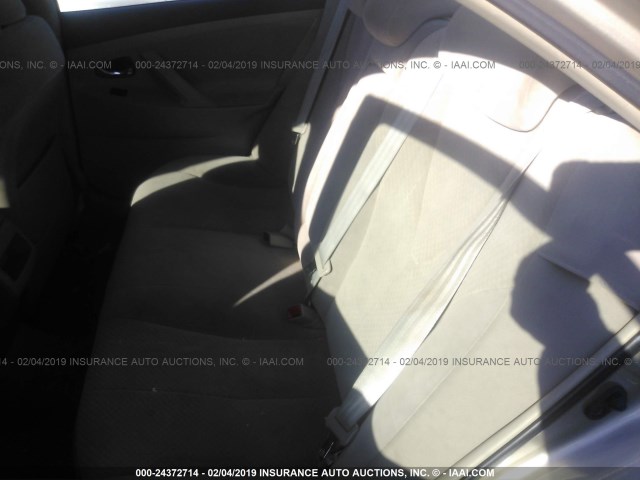 4T1BE46K38U259088 - 2008 TOYOTA CAMRY CE/LE/XLE/SE BEIGE photo 8
