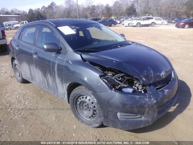2T1KU40E79C020717 - 2009 TOYOTA COROLLA MATRIX  GRAY photo 1