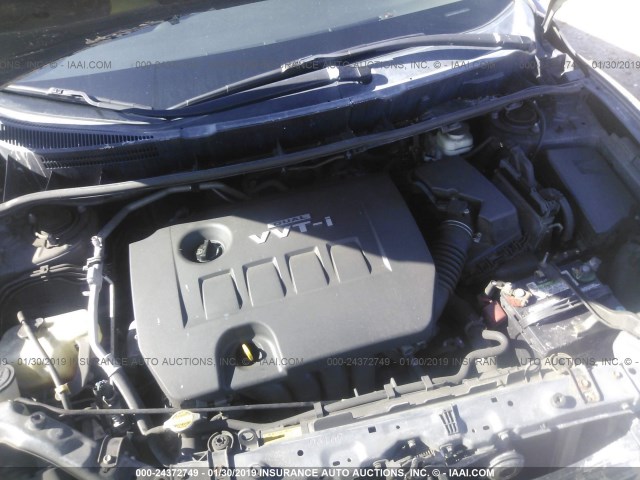 2T1KU40E79C020717 - 2009 TOYOTA COROLLA MATRIX  GRAY photo 10