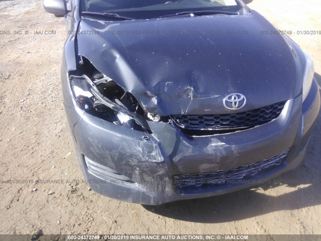 2T1KU40E79C020717 - 2009 TOYOTA COROLLA MATRIX  GRAY photo 6