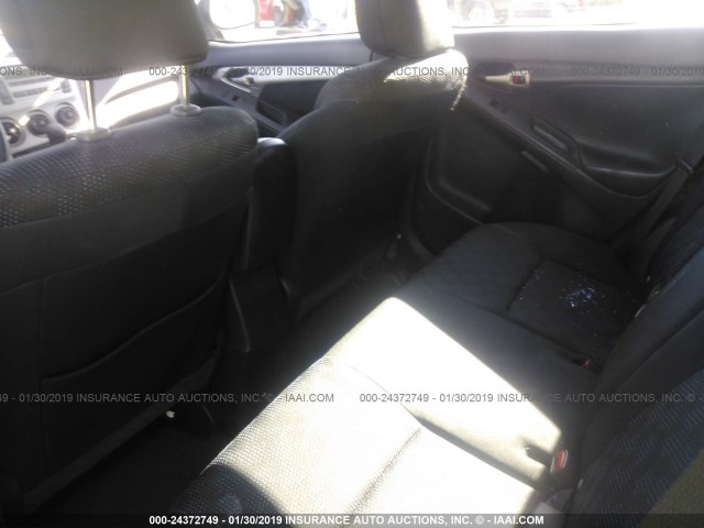 2T1KU40E79C020717 - 2009 TOYOTA COROLLA MATRIX  GRAY photo 8