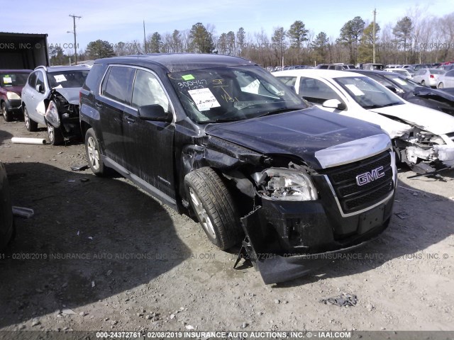 2GKALMEK3D6190424 - 2013 GMC TERRAIN SLE BLACK photo 1