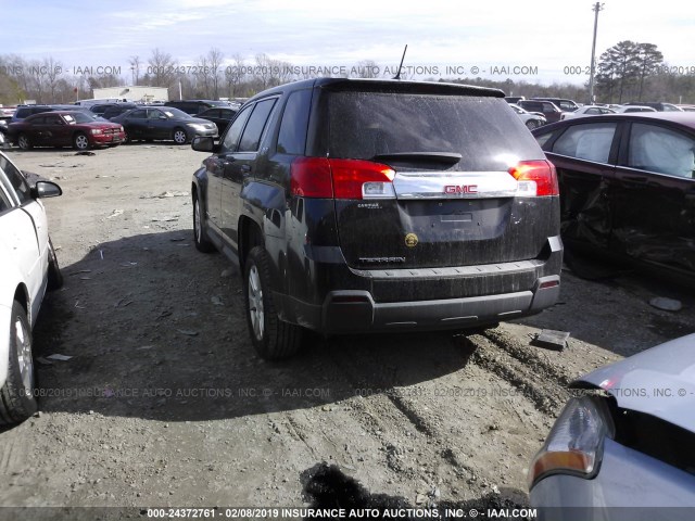 2GKALMEK3D6190424 - 2013 GMC TERRAIN SLE BLACK photo 3