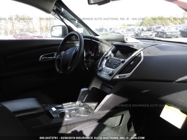 2GKALMEK3D6190424 - 2013 GMC TERRAIN SLE BLACK photo 5