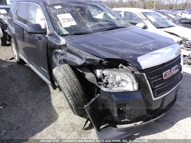 2GKALMEK3D6190424 - 2013 GMC TERRAIN SLE BLACK photo 6