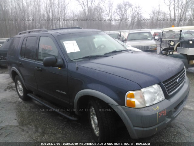 1FMZU62K72ZC71399 - 2002 FORD EXPLORER XLS BLUE photo 1