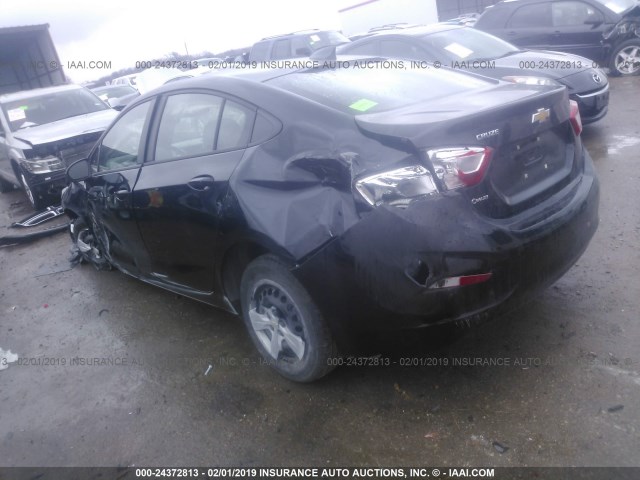 1G1BC5SM4J7144505 - 2018 CHEVROLET CRUZE LS BLACK photo 3