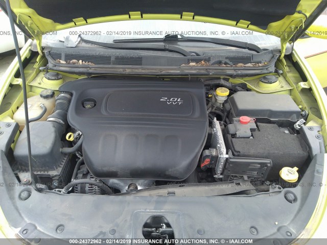 1C3CDFBA7DD182244 - 2013 DODGE DART SXT GREEN photo 10