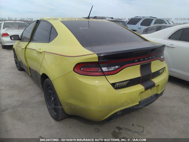 1C3CDFBA7DD182244 - 2013 DODGE DART SXT GREEN photo 3