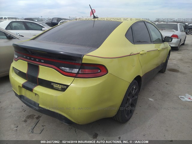 1C3CDFBA7DD182244 - 2013 DODGE DART SXT GREEN photo 4