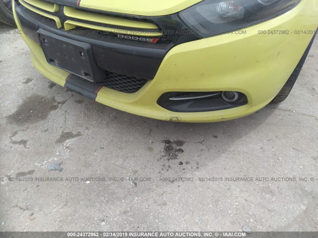 1C3CDFBA7DD182244 - 2013 DODGE DART SXT GREEN photo 6