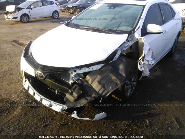 5YFBURHE5HP634150 - 2017 TOYOTA COROLLA L/LE/XLE/SE/XSE WHITE photo 6