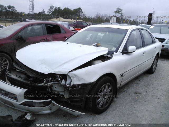 YV1TS592651405834 - 2005 VOLVO S80 2.5T WHITE photo 2