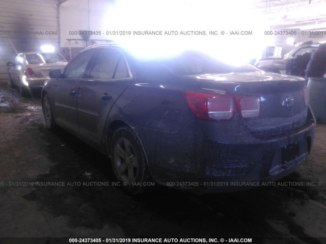 1G11A5SA8DF312602 - 2013 CHEVROLET MALIBU LS BLACK photo 3