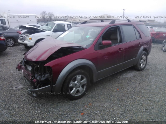 1FMZK02135GA04478 - 2005 FORD FREESTYLE SEL RED photo 2