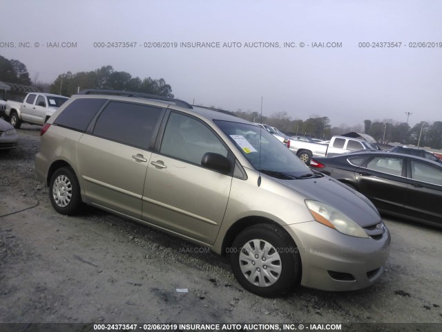 5TDZA23C66S389903 - 2006 TOYOTA SIENNA CE/LE GOLD photo 1