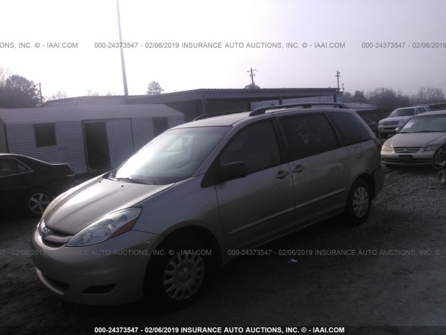 5TDZA23C66S389903 - 2006 TOYOTA SIENNA CE/LE GOLD photo 2