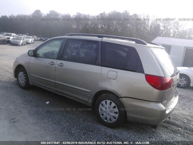 5TDZA23C66S389903 - 2006 TOYOTA SIENNA CE/LE GOLD photo 3