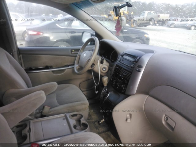 5TDZA23C66S389903 - 2006 TOYOTA SIENNA CE/LE GOLD photo 5