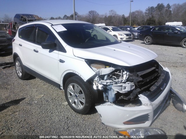 1FMCU0F77DUB12813 - 2013 FORD ESCAPE S WHITE photo 1