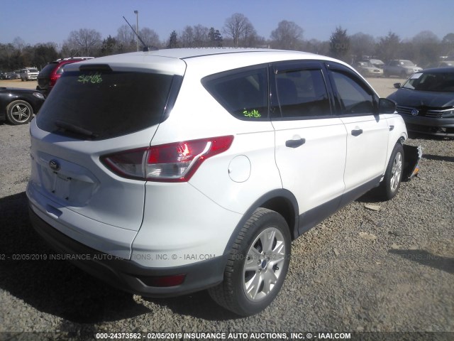 1FMCU0F77DUB12813 - 2013 FORD ESCAPE S WHITE photo 4