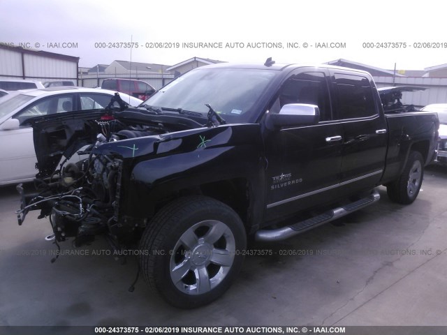 3GCUKSEC9EG217009 - 2014 CHEVROLET SILVERADO K1500 LTZ BLACK photo 2