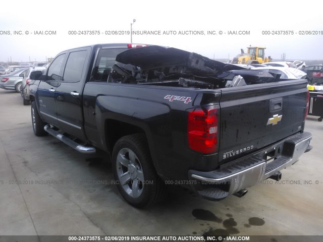 3GCUKSEC9EG217009 - 2014 CHEVROLET SILVERADO K1500 LTZ BLACK photo 3