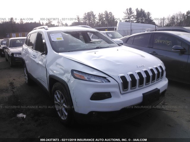 1C4PJMCB1HW638623 - 2017 JEEP CHEROKEE LATITUDE WHITE photo 1