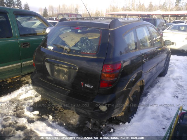 5Y2SL62853Z411335 - 2003 PONTIAC VIBE BLACK photo 4