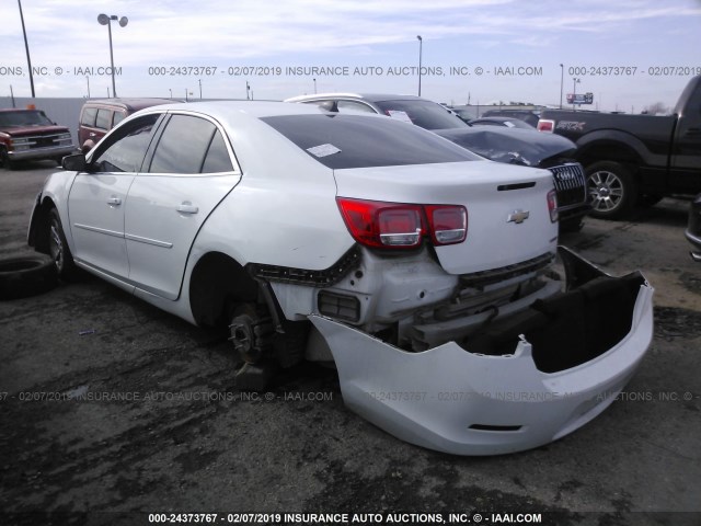 1G11B5SA0DF208103 - 2013 CHEVROLET MALIBU LS WHITE photo 3