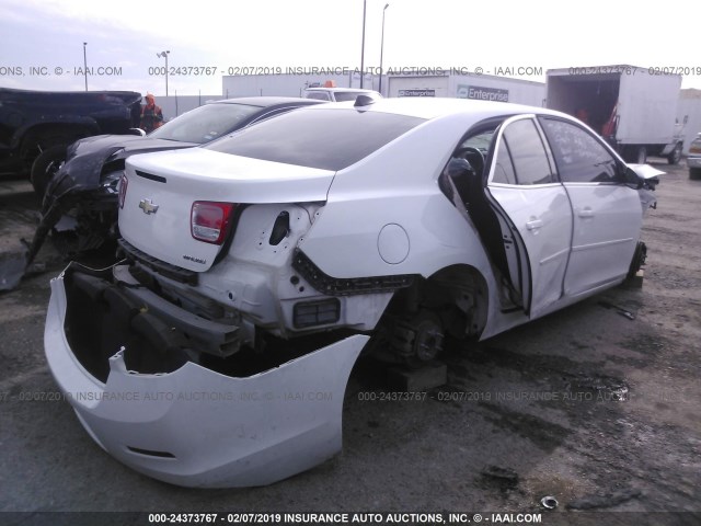 1G11B5SA0DF208103 - 2013 CHEVROLET MALIBU LS WHITE photo 4