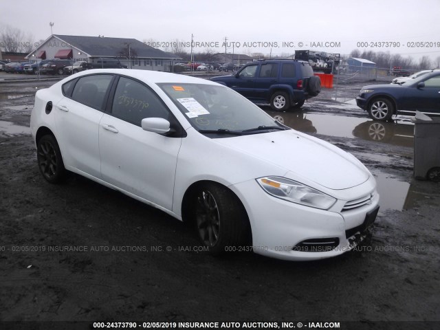 1C3CDFBA8DD302469 - 2013 DODGE DART SXT WHITE photo 1