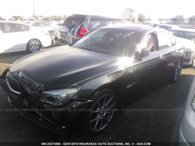 WBAKA83579CY34951 - 2009 BMW 750 I BLACK photo 2