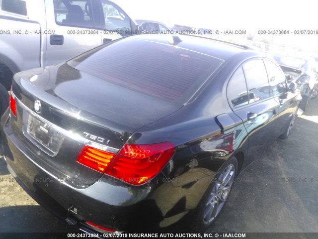 WBAKA83579CY34951 - 2009 BMW 750 I BLACK photo 4