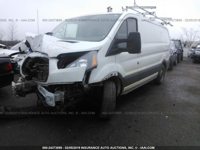 1FTYE1YM4HKB17551 - 2017 FORD TRANSIT T-150 WHITE photo 2