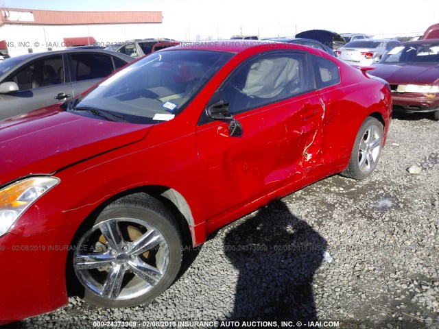 1N4AL24EX8C249340 - 2008 NISSAN ALTIMA 2.5S RED photo 6