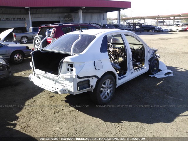 JF1GE76639G500331 - 2009 SUBARU IMPREZA WRX WHITE photo 4