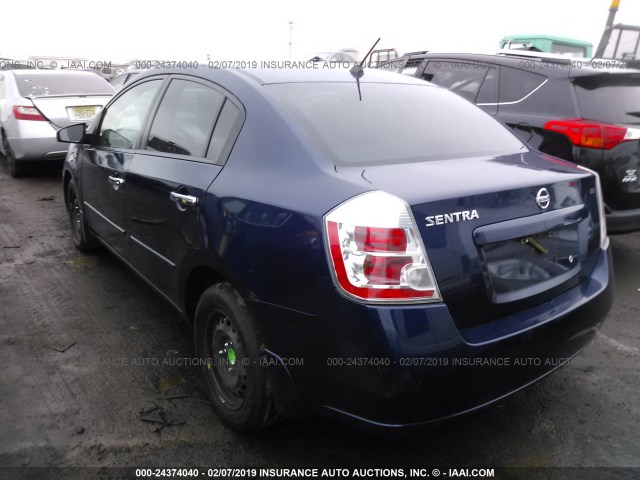 3N1AB61E59L686860 - 2009 NISSAN SENTRA 2.0/2.0S/2.0SL BLUE photo 3