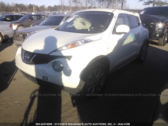 JN8AF5MR3CT113327 - 2012 NISSAN JUKE S/SV/SL WHITE photo 2